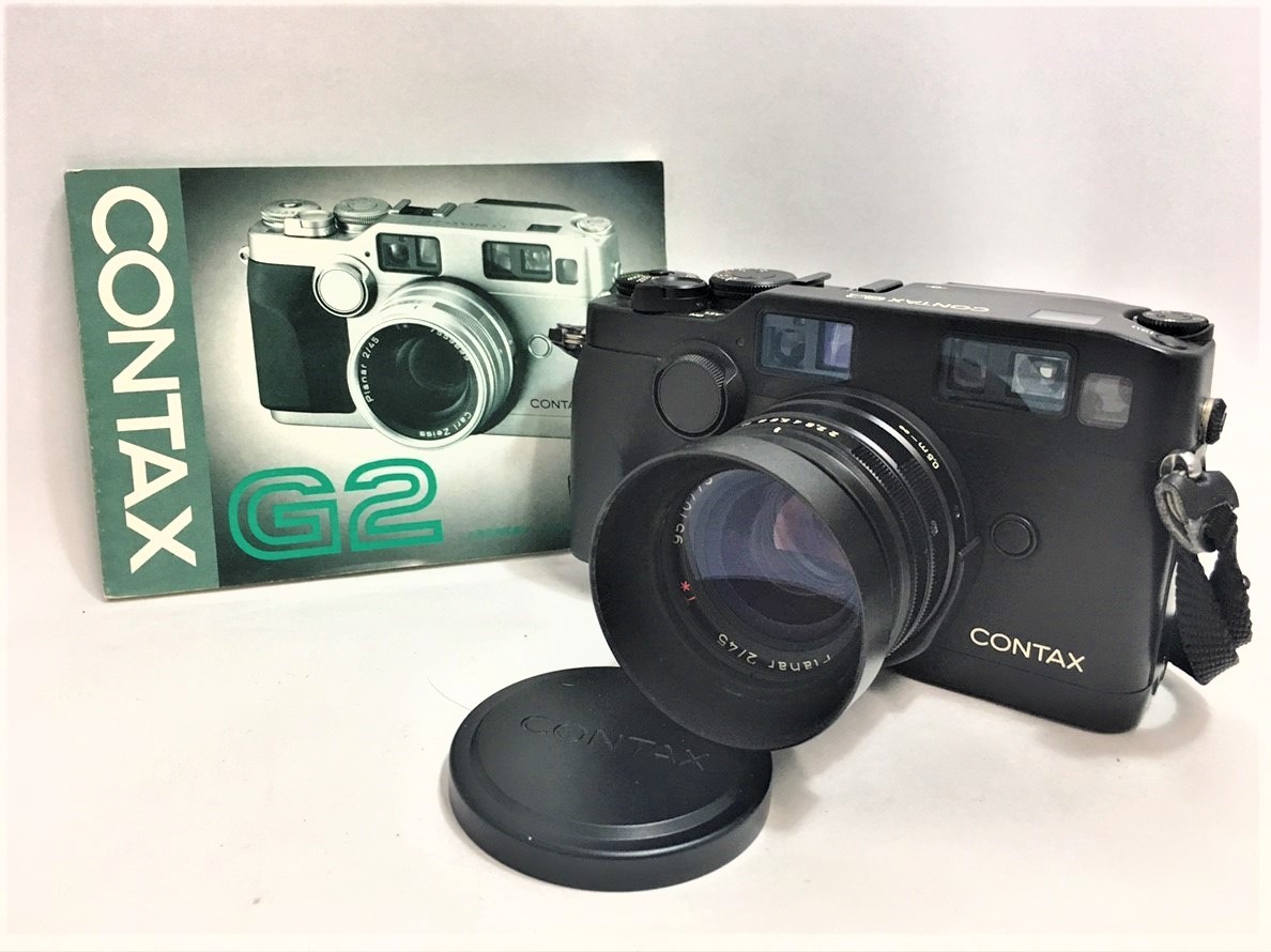 カメラ フィルムカメラ CONTAX/コンタックス G2 ブラックボディフィルムカメラ - 総合 